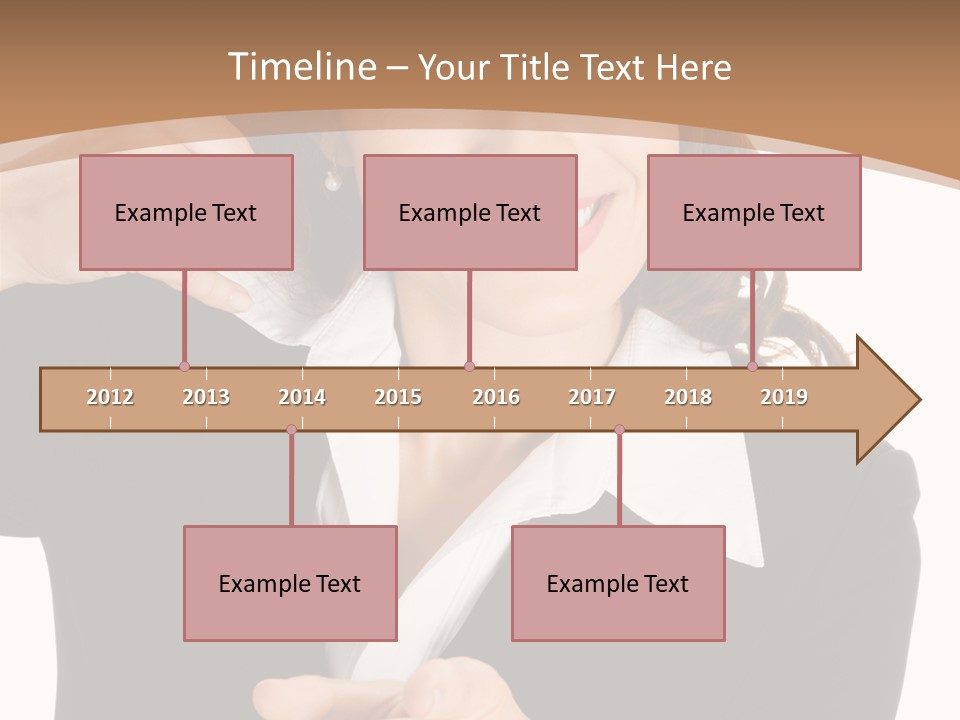 Worker Face Job PowerPoint Template