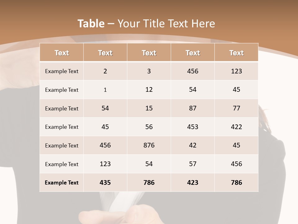 Worker Face Job PowerPoint Template
