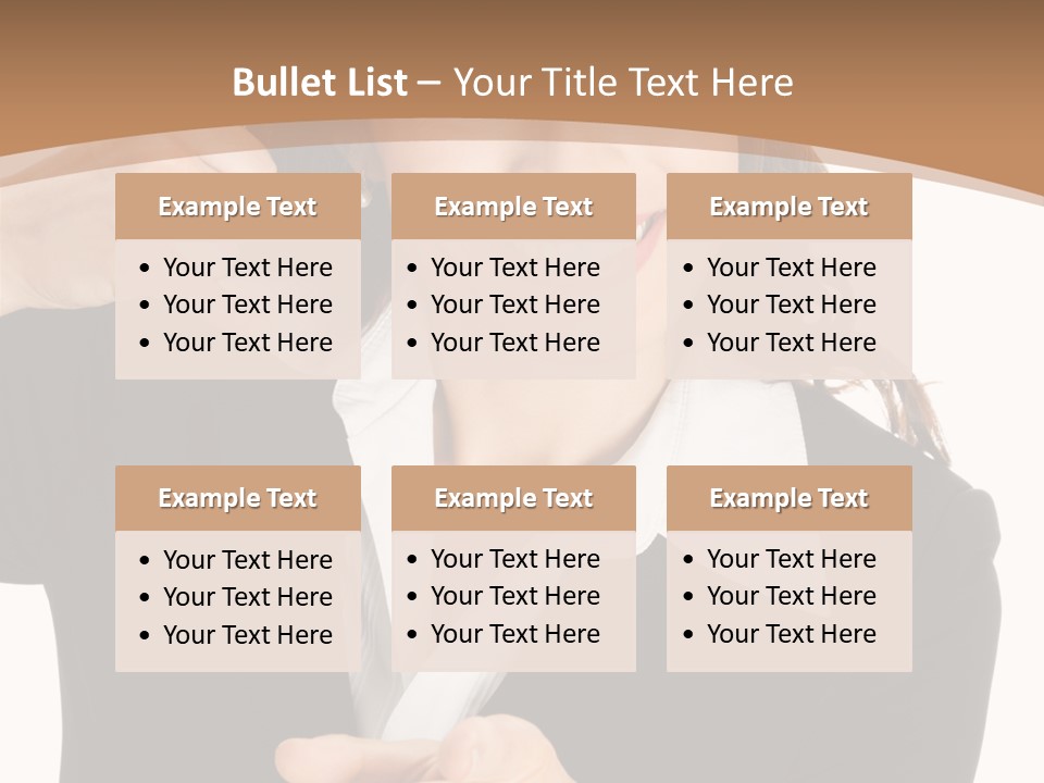 Worker Face Job PowerPoint Template