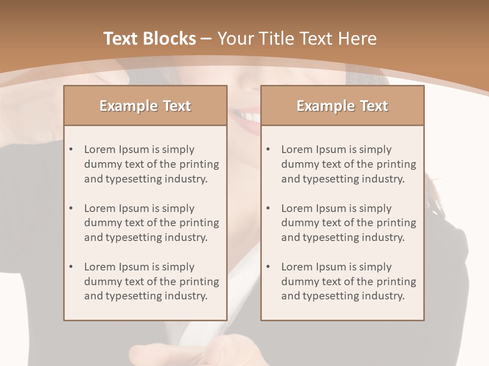 Worker Face Job PowerPoint Template