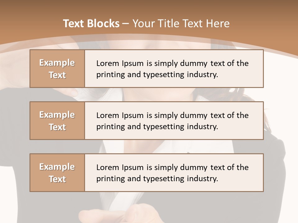 Worker Face Job PowerPoint Template