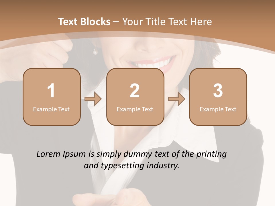 Worker Face Job PowerPoint Template