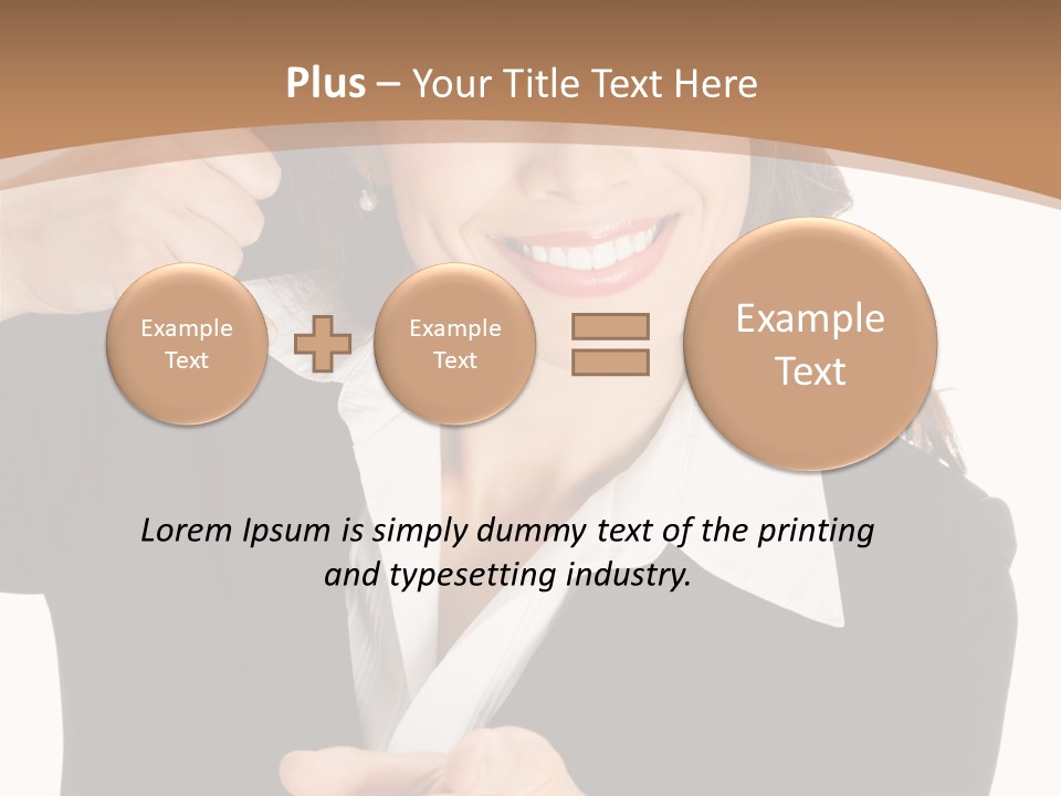Worker Face Job PowerPoint Template