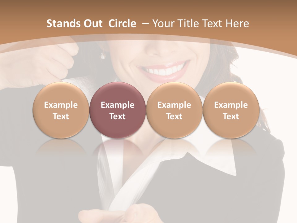 Worker Face Job PowerPoint Template