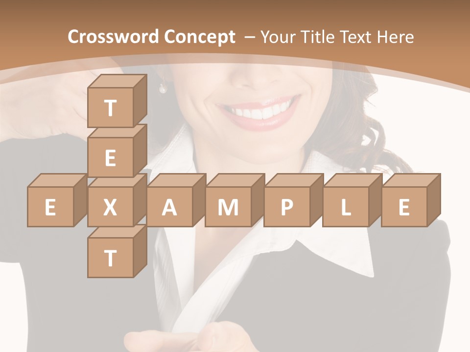 Worker Face Job PowerPoint Template