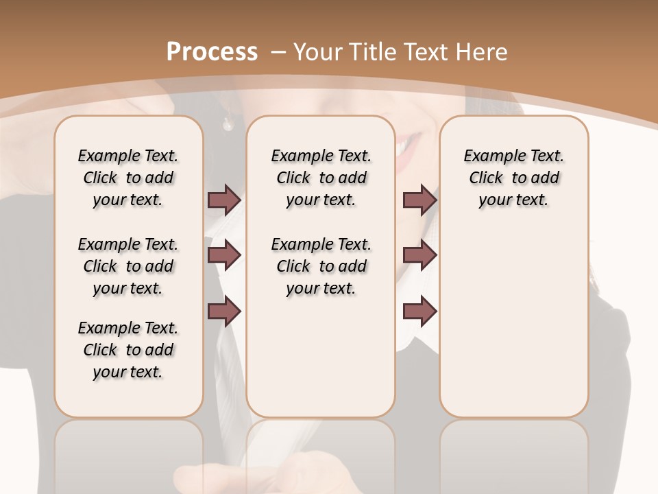 Worker Face Job PowerPoint Template