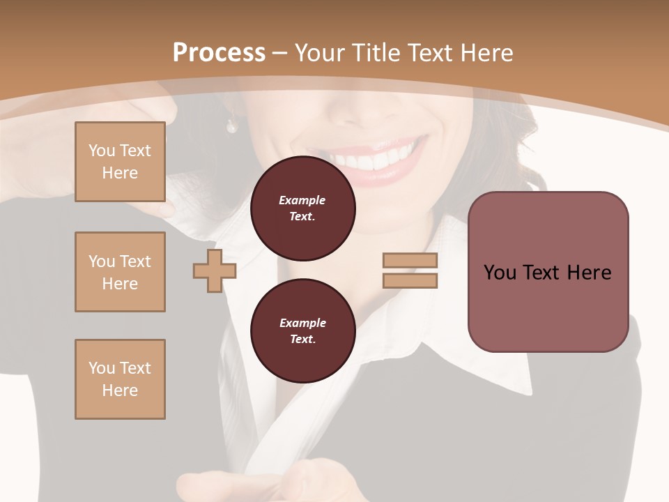 Worker Face Job PowerPoint Template