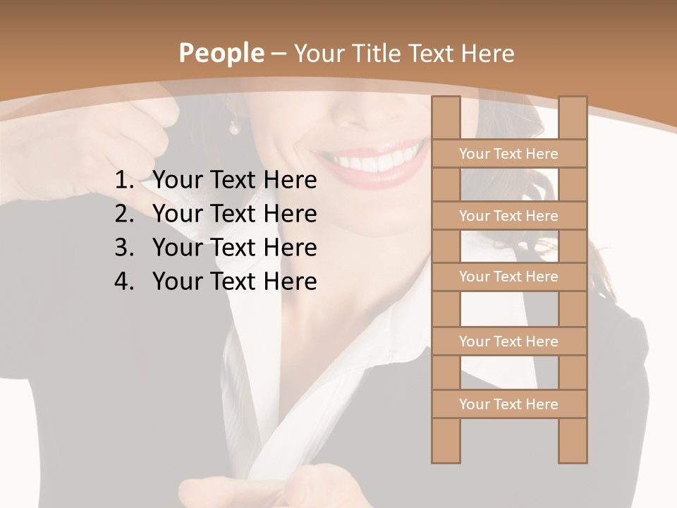 Worker Face Job PowerPoint Template