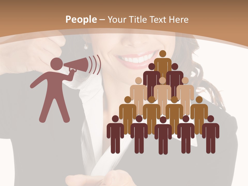 Worker Face Job PowerPoint Template