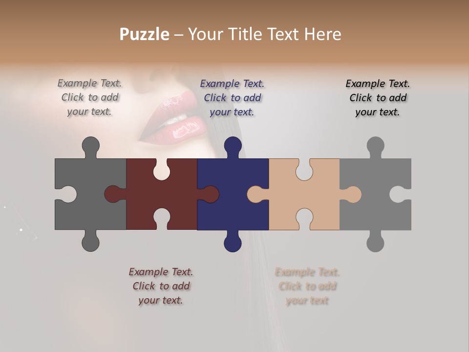 Care Coloring Haircut PowerPoint Template