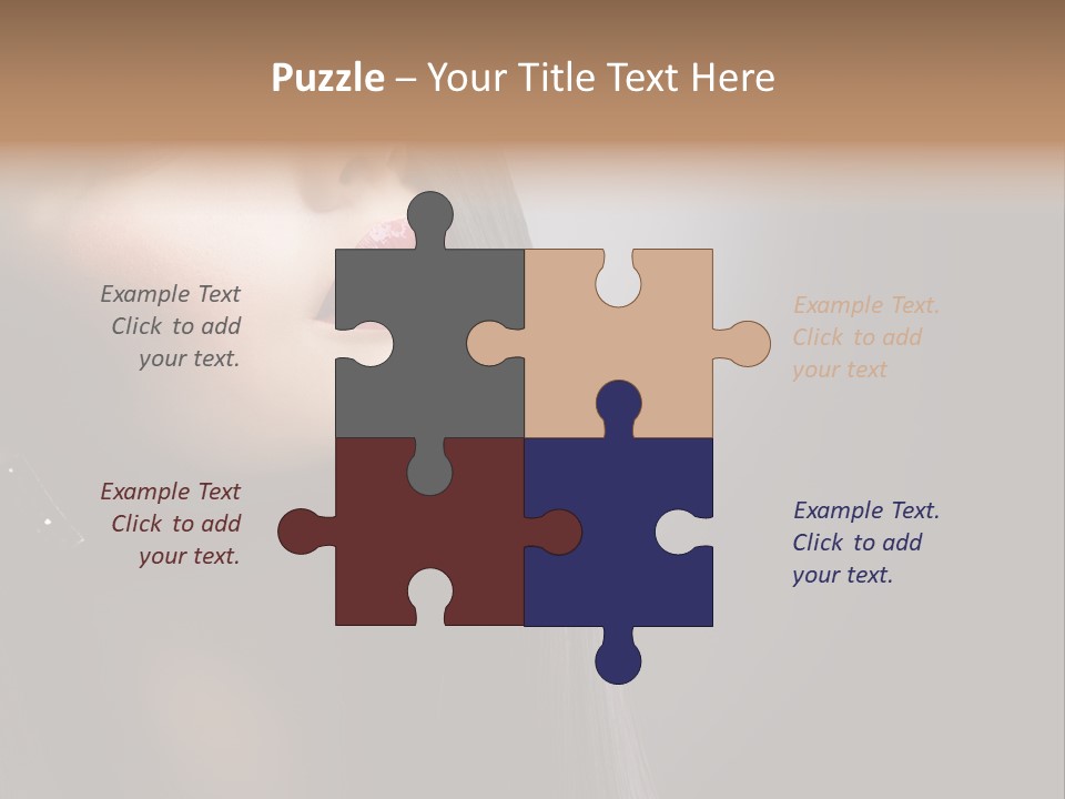 Care Coloring Haircut PowerPoint Template