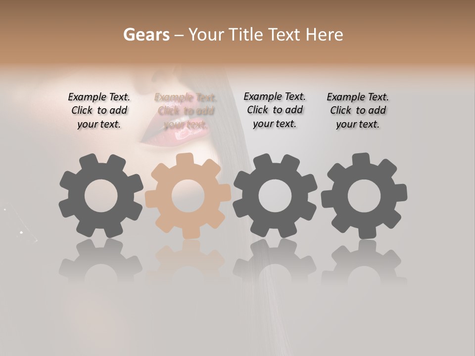 Care Coloring Haircut PowerPoint Template