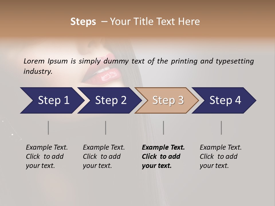 Care Coloring Haircut PowerPoint Template