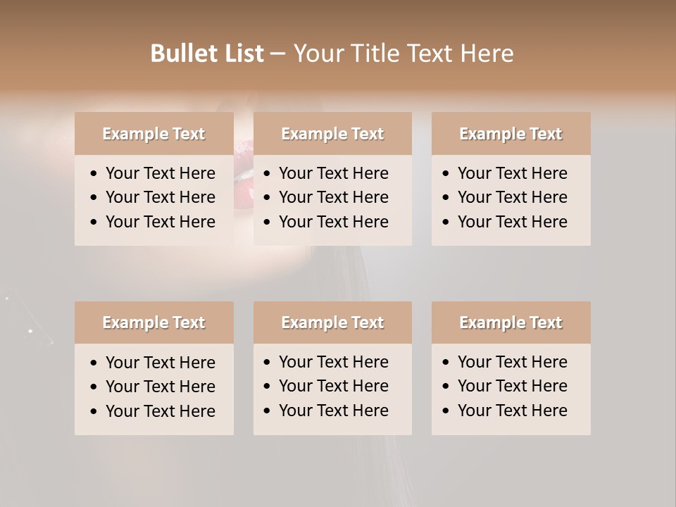 Care Coloring Haircut PowerPoint Template