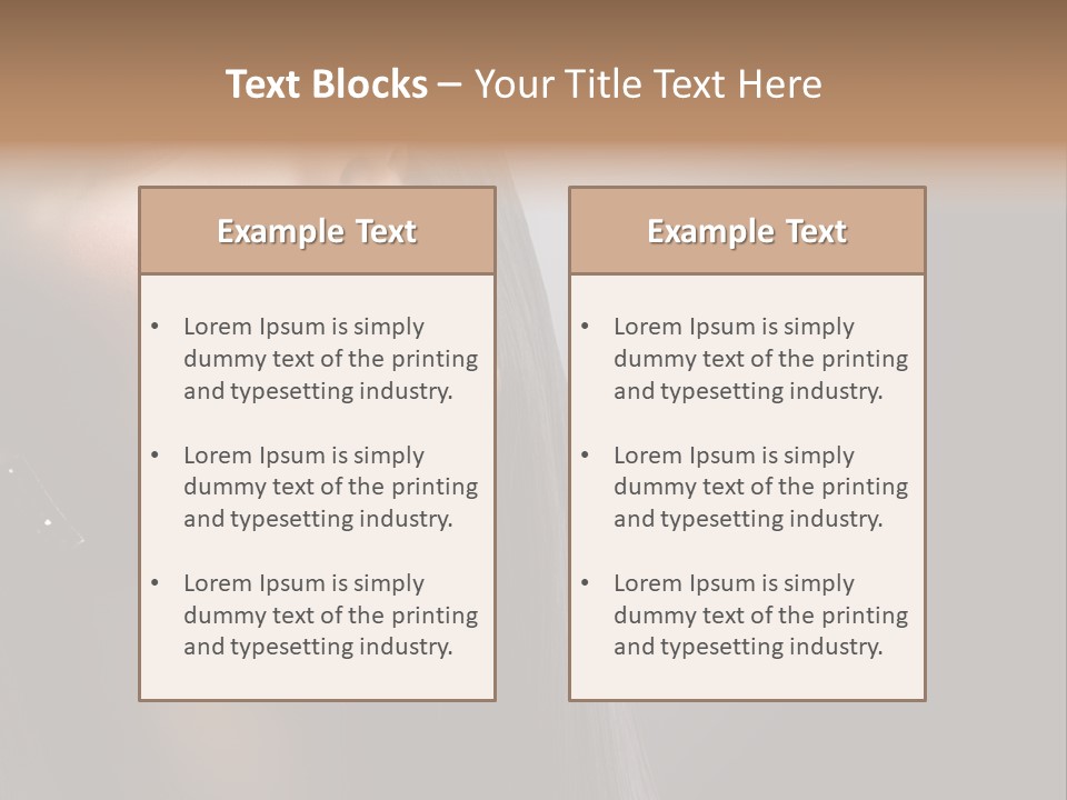 Care Coloring Haircut PowerPoint Template