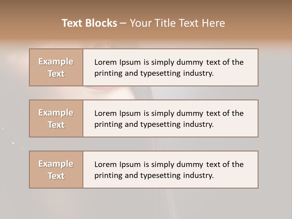 Care Coloring Haircut PowerPoint Template