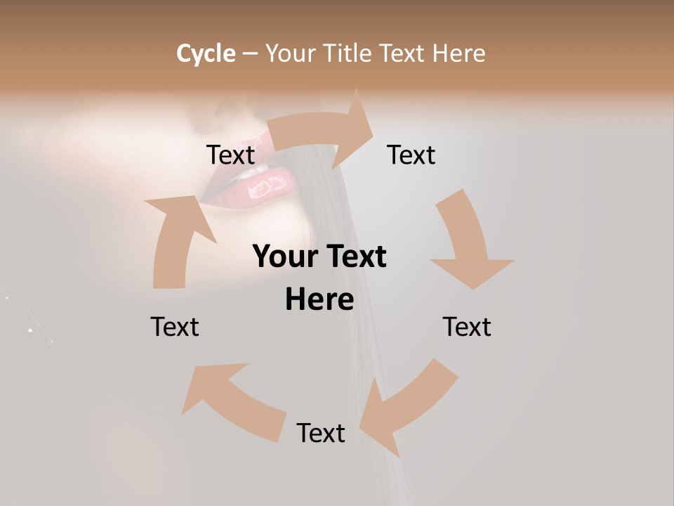 Care Coloring Haircut PowerPoint Template