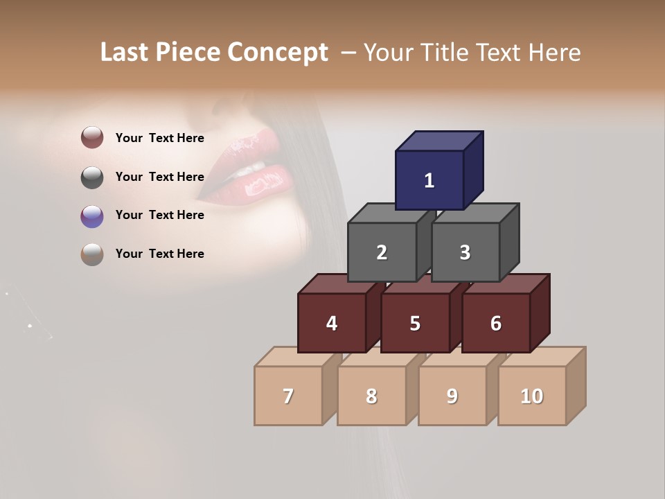 Care Coloring Haircut PowerPoint Template