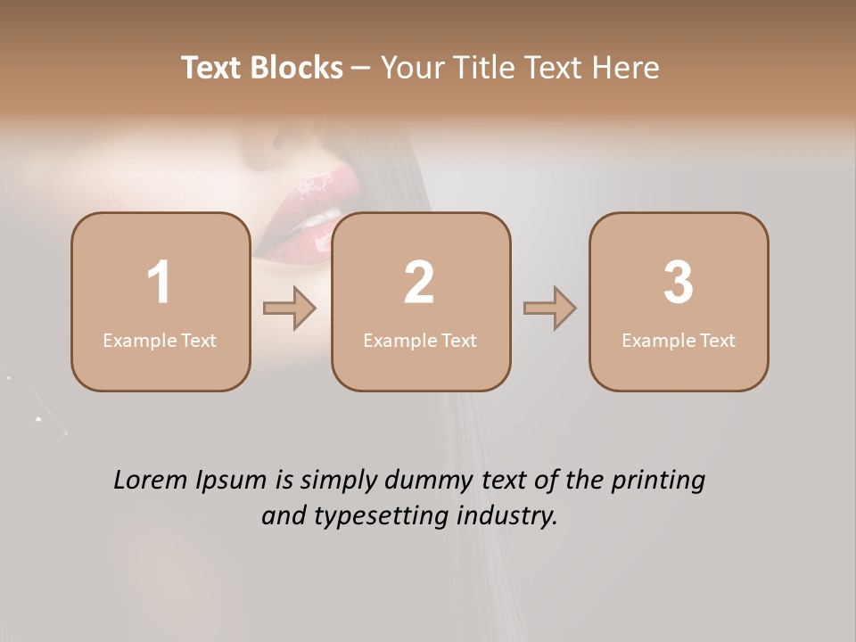 Care Coloring Haircut PowerPoint Template