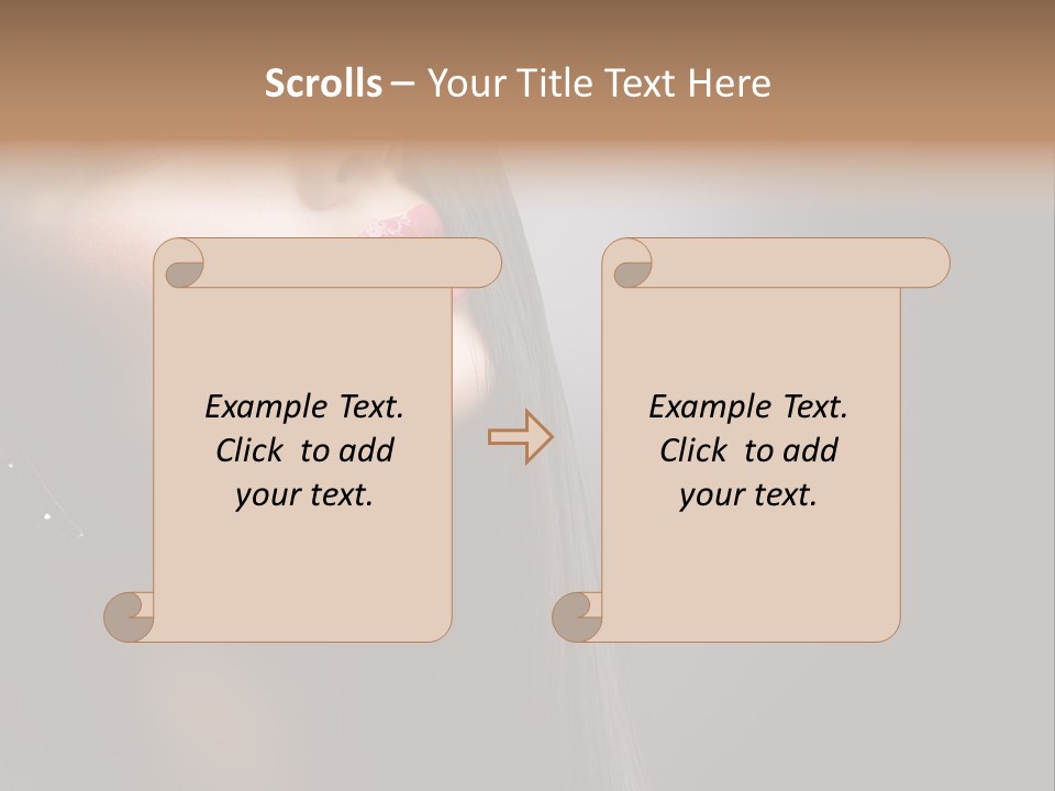 Care Coloring Haircut PowerPoint Template
