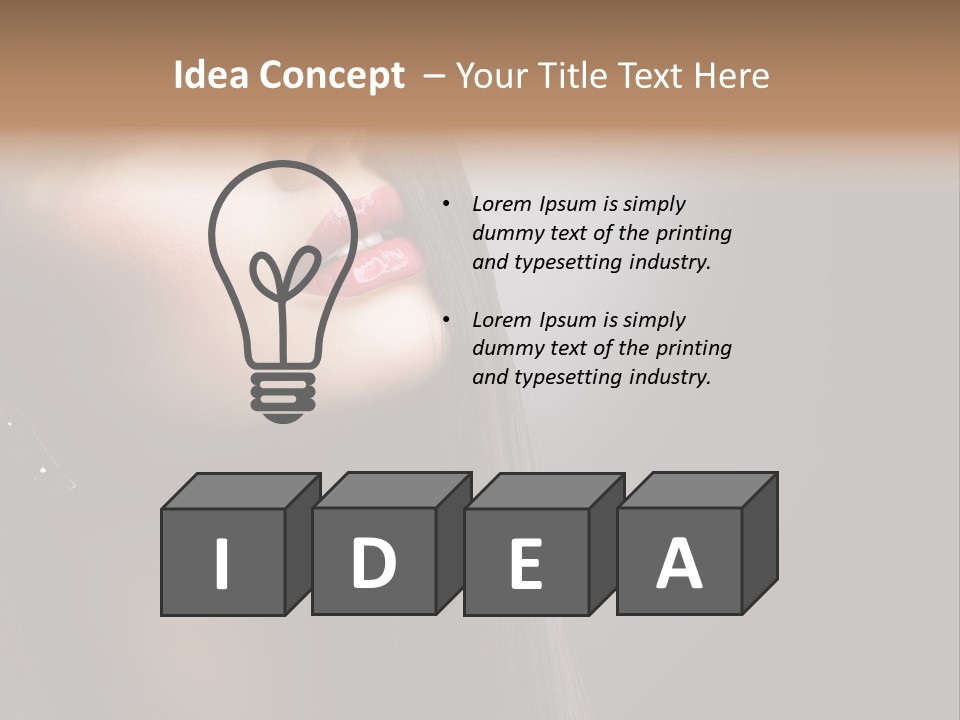 Care Coloring Haircut PowerPoint Template