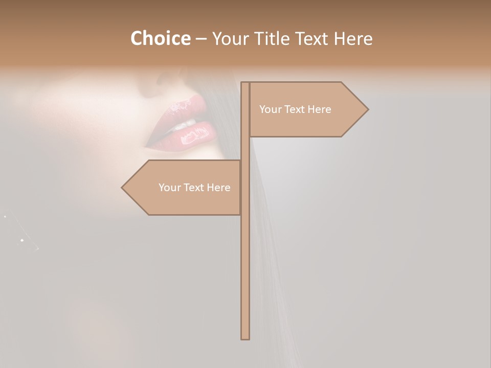 Care Coloring Haircut PowerPoint Template