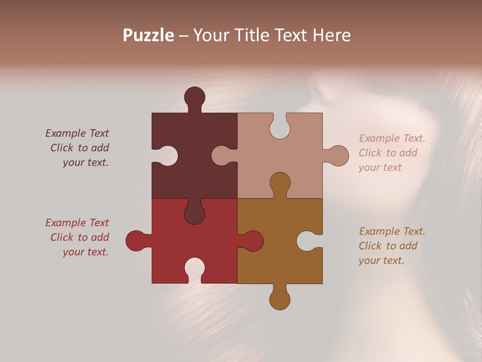 Healthy Haircut Pure PowerPoint Template