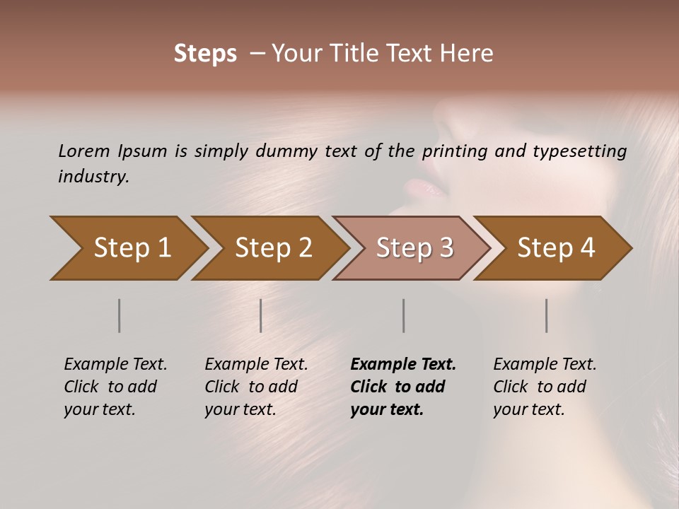 Healthy Haircut Pure PowerPoint Template