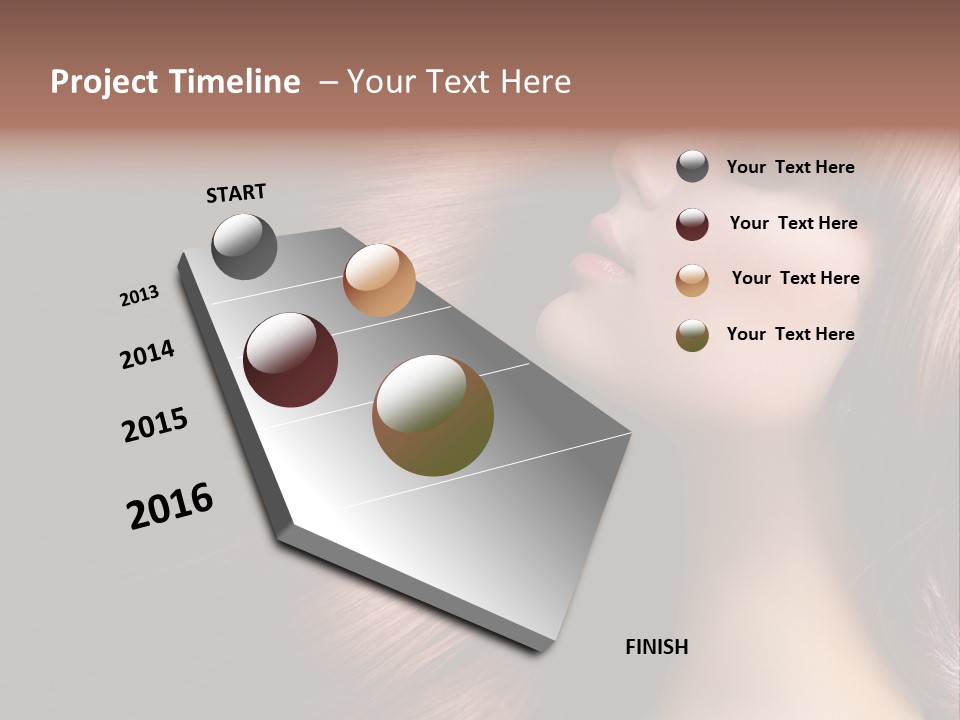 Healthy Haircut Pure PowerPoint Template