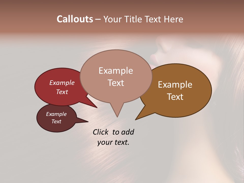 Healthy Haircut Pure PowerPoint Template