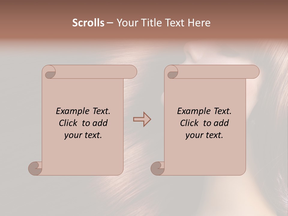 Healthy Haircut Pure PowerPoint Template