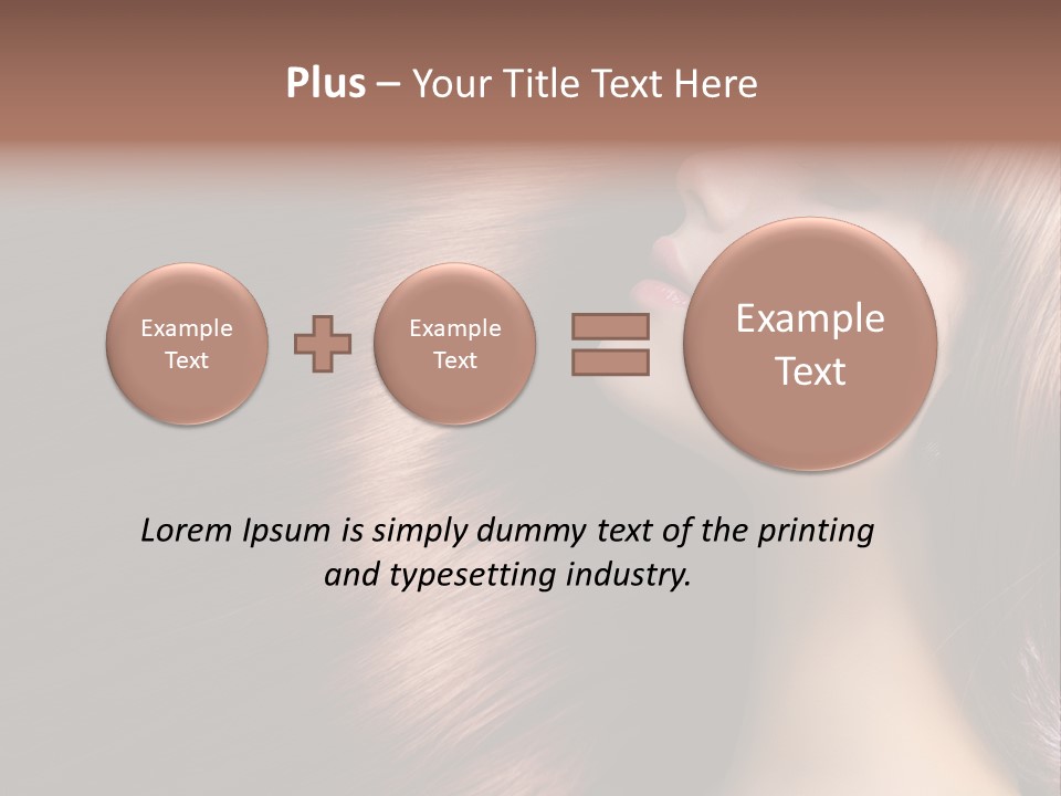 Healthy Haircut Pure PowerPoint Template