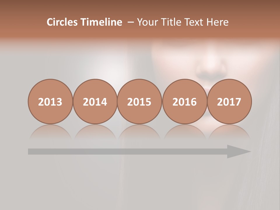 Profile Young Hairstyle PowerPoint Template