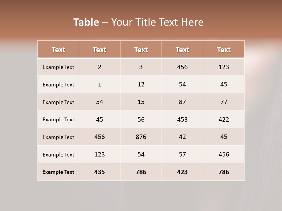 Profile Young Hairstyle PowerPoint Template