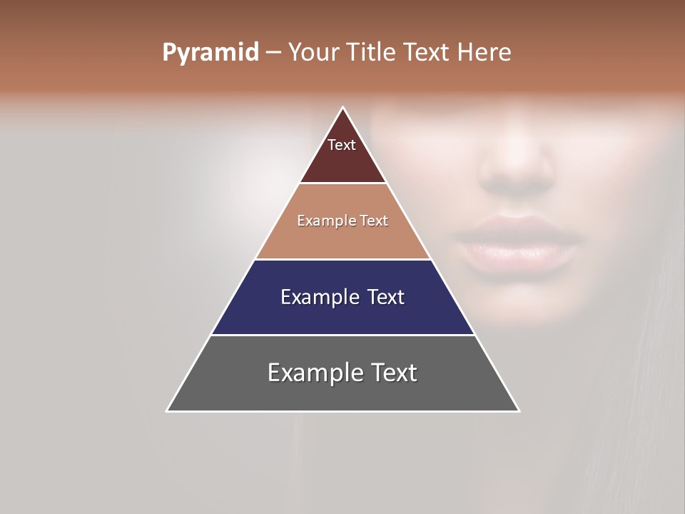 Profile Young Hairstyle PowerPoint Template