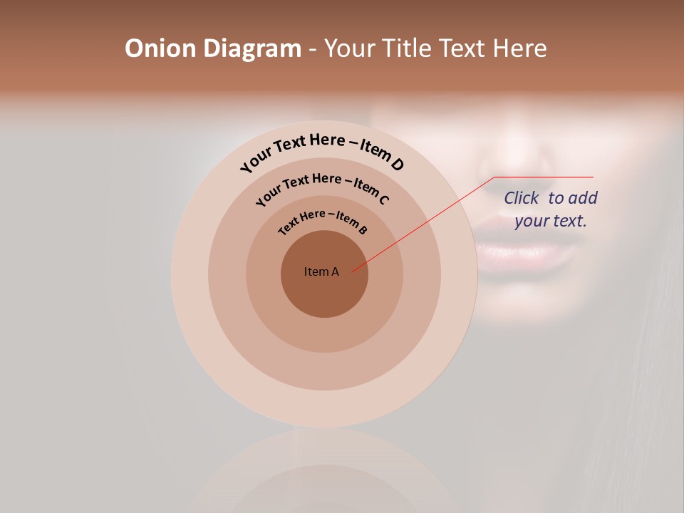 Profile Young Hairstyle PowerPoint Template