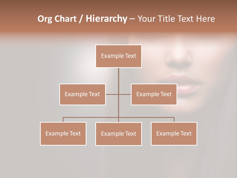 Profile Young Hairstyle PowerPoint Template