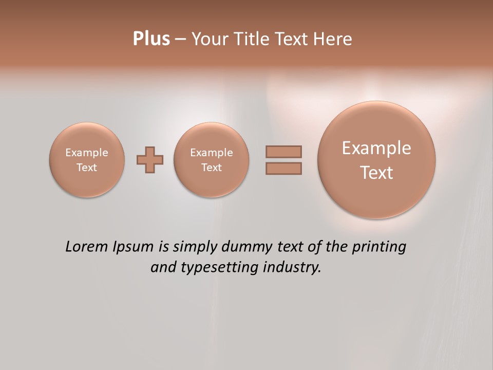Profile Young Hairstyle PowerPoint Template