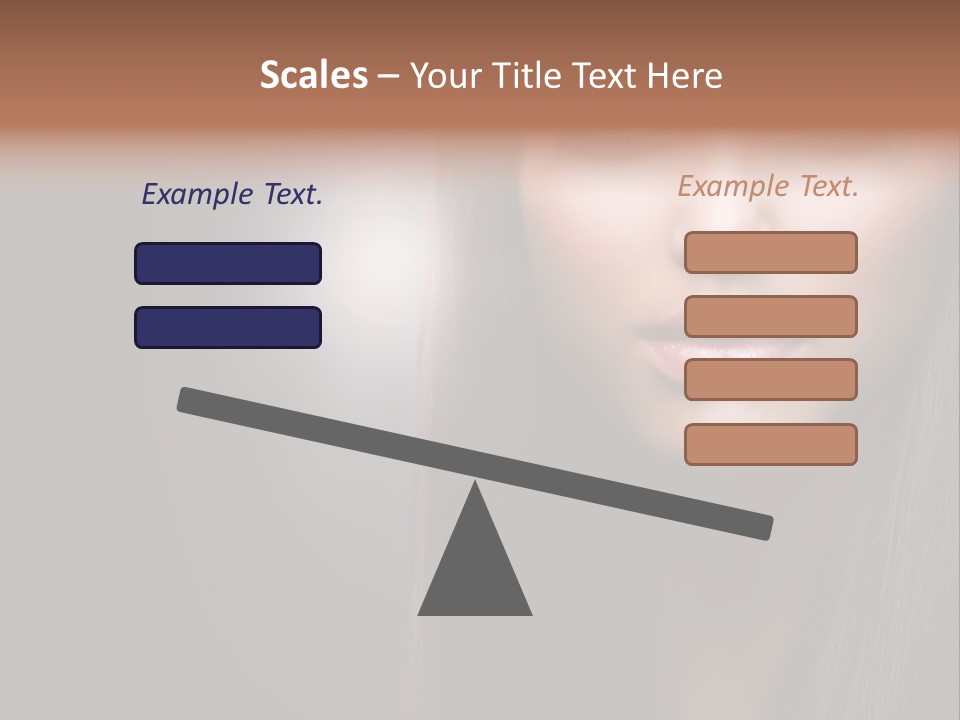 Profile Young Hairstyle PowerPoint Template
