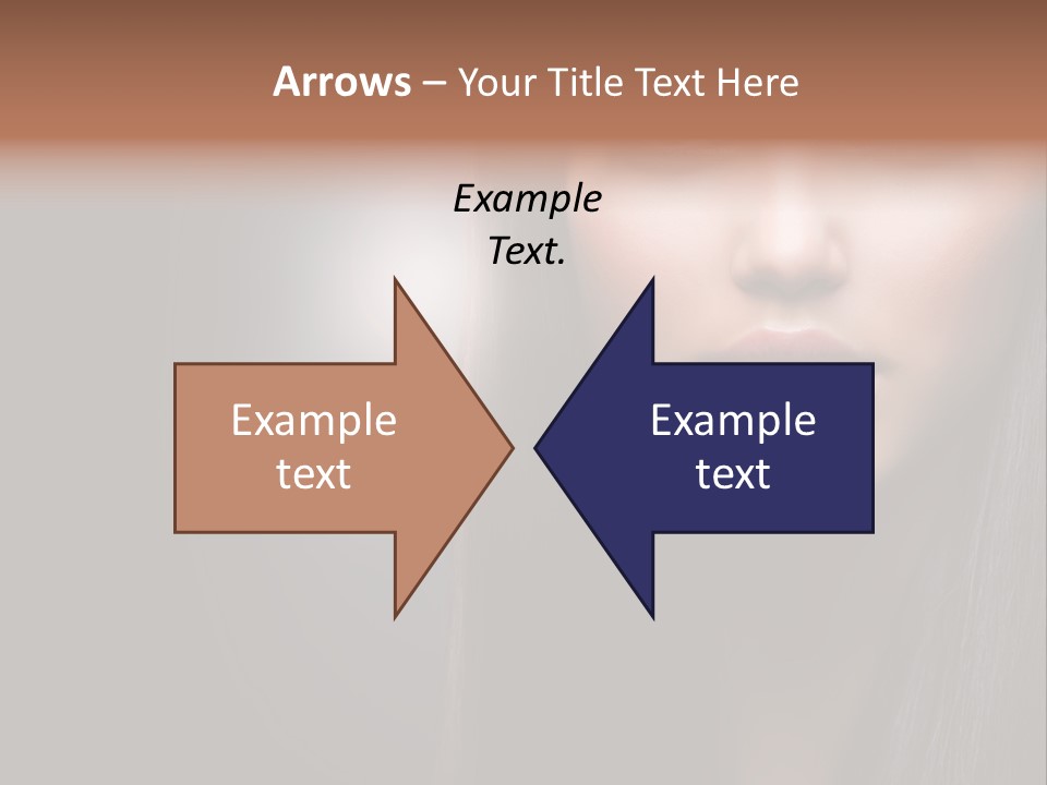 Profile Young Hairstyle PowerPoint Template