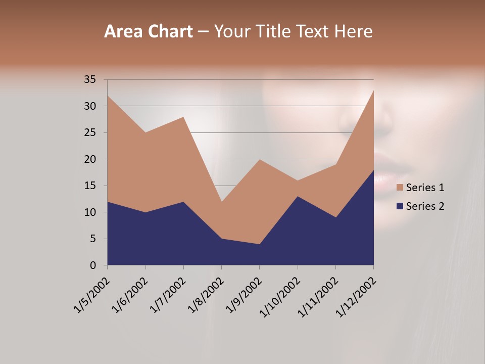 Profile Young Hairstyle PowerPoint Template
