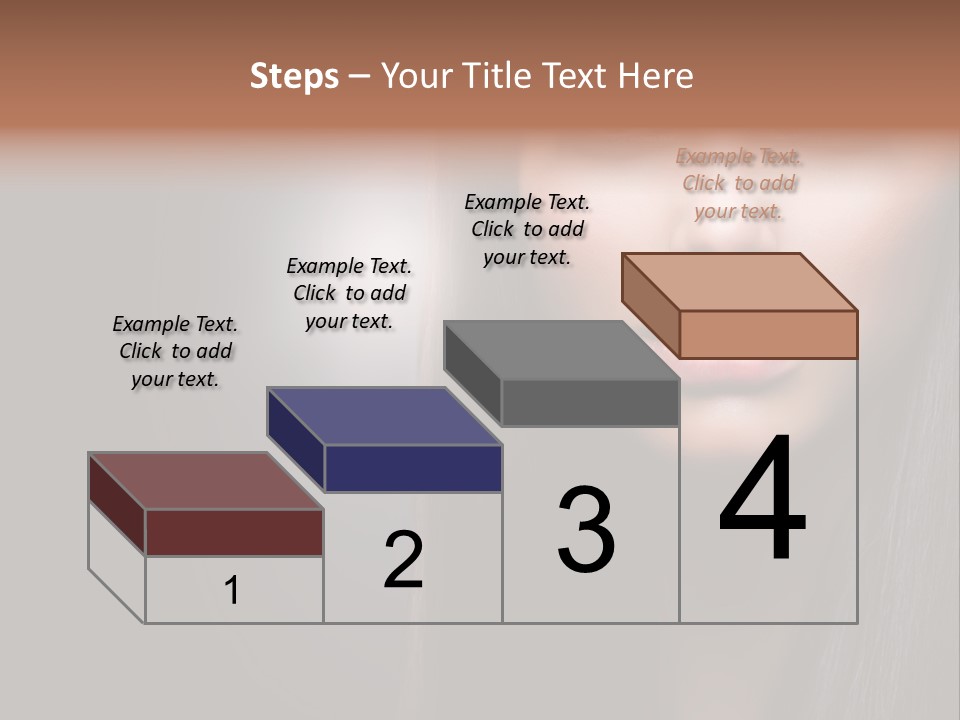 Profile Young Hairstyle PowerPoint Template