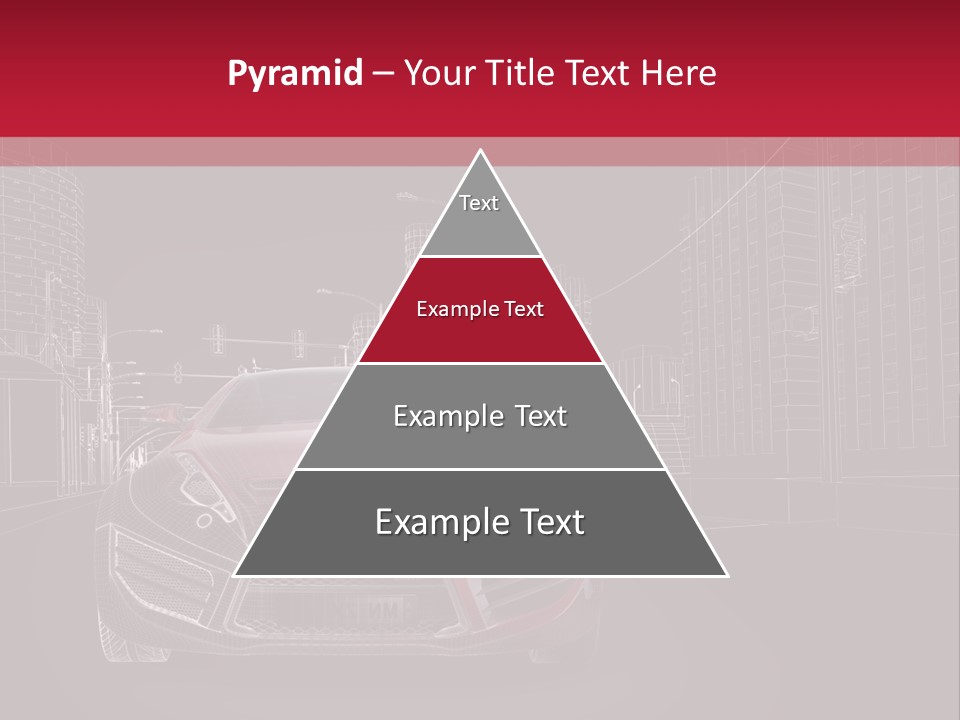 Generic Wheel Concept Car PowerPoint Template