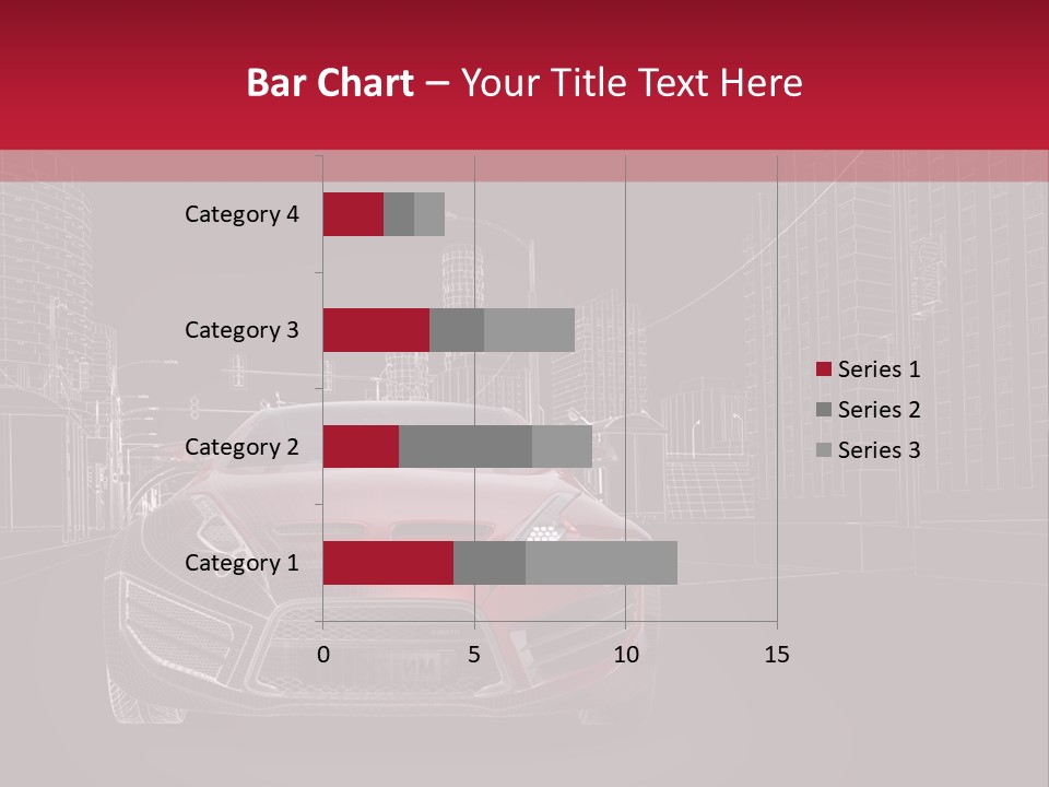 Generic Wheel Concept Car PowerPoint Template