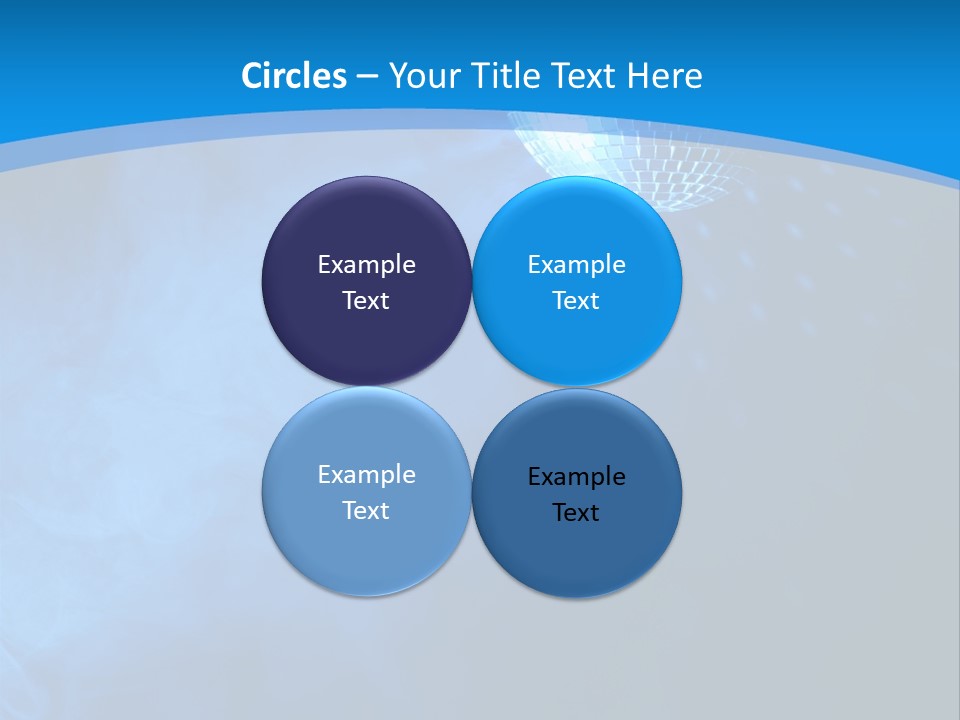 Discoball Music Ball PowerPoint Template