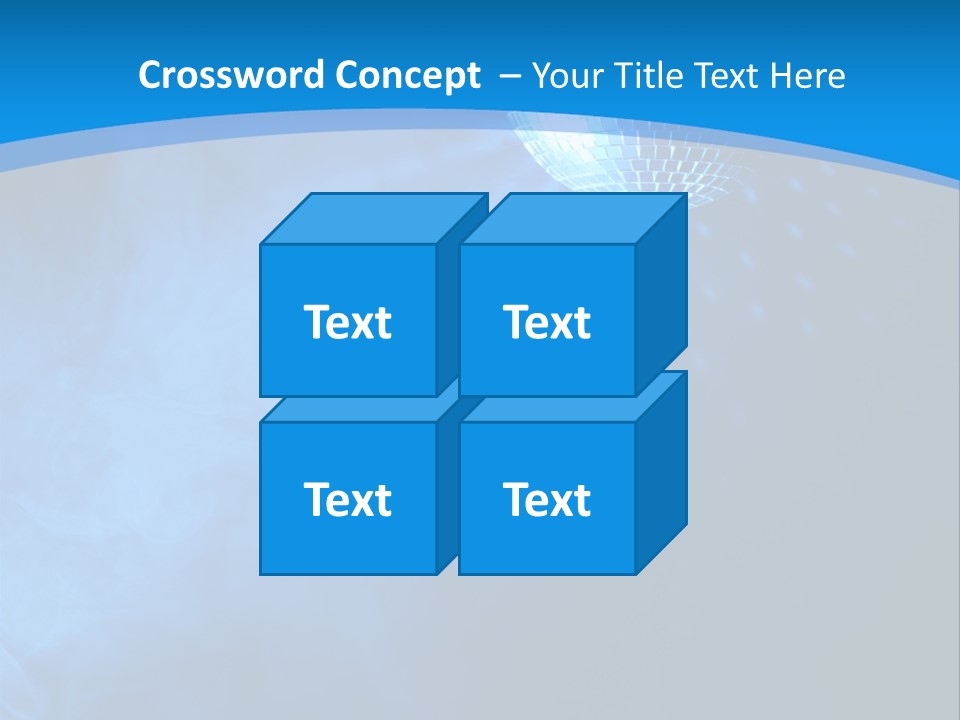 Discoball Music Ball PowerPoint Template