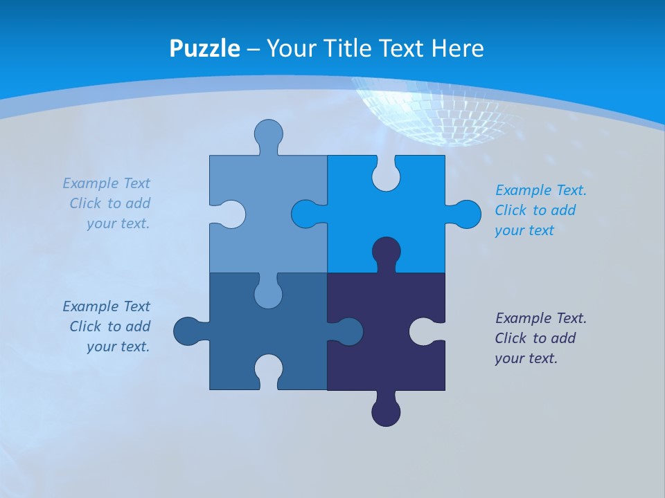 Discoball Music Ball PowerPoint Template