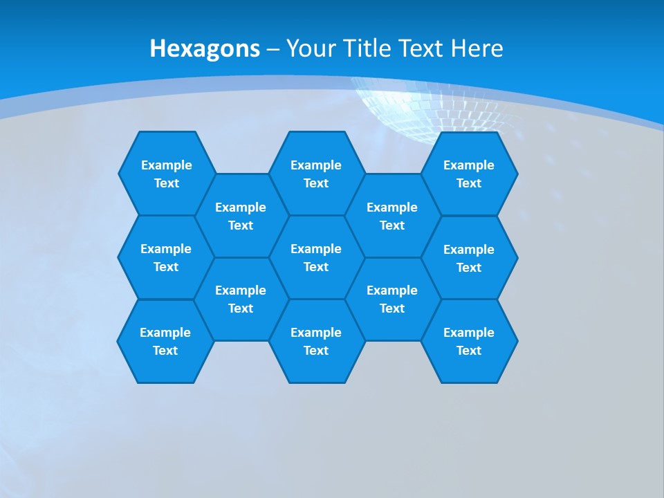 Discoball Music Ball PowerPoint Template