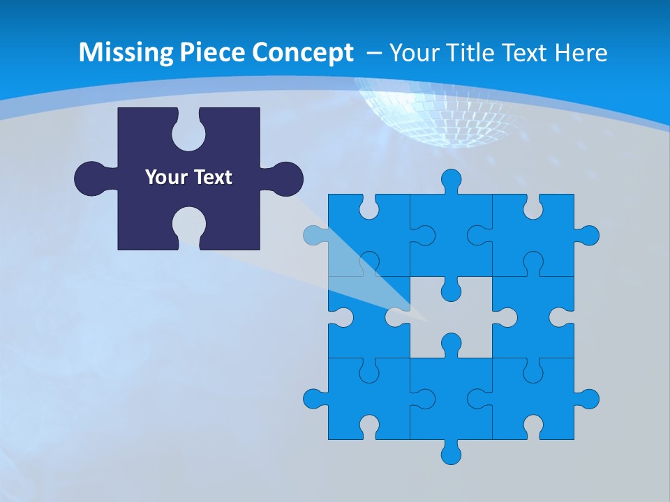 Discoball Music Ball PowerPoint Template