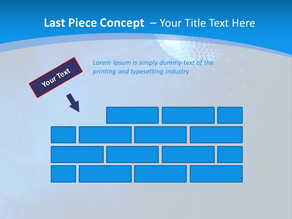 Discoball Music Ball PowerPoint Template